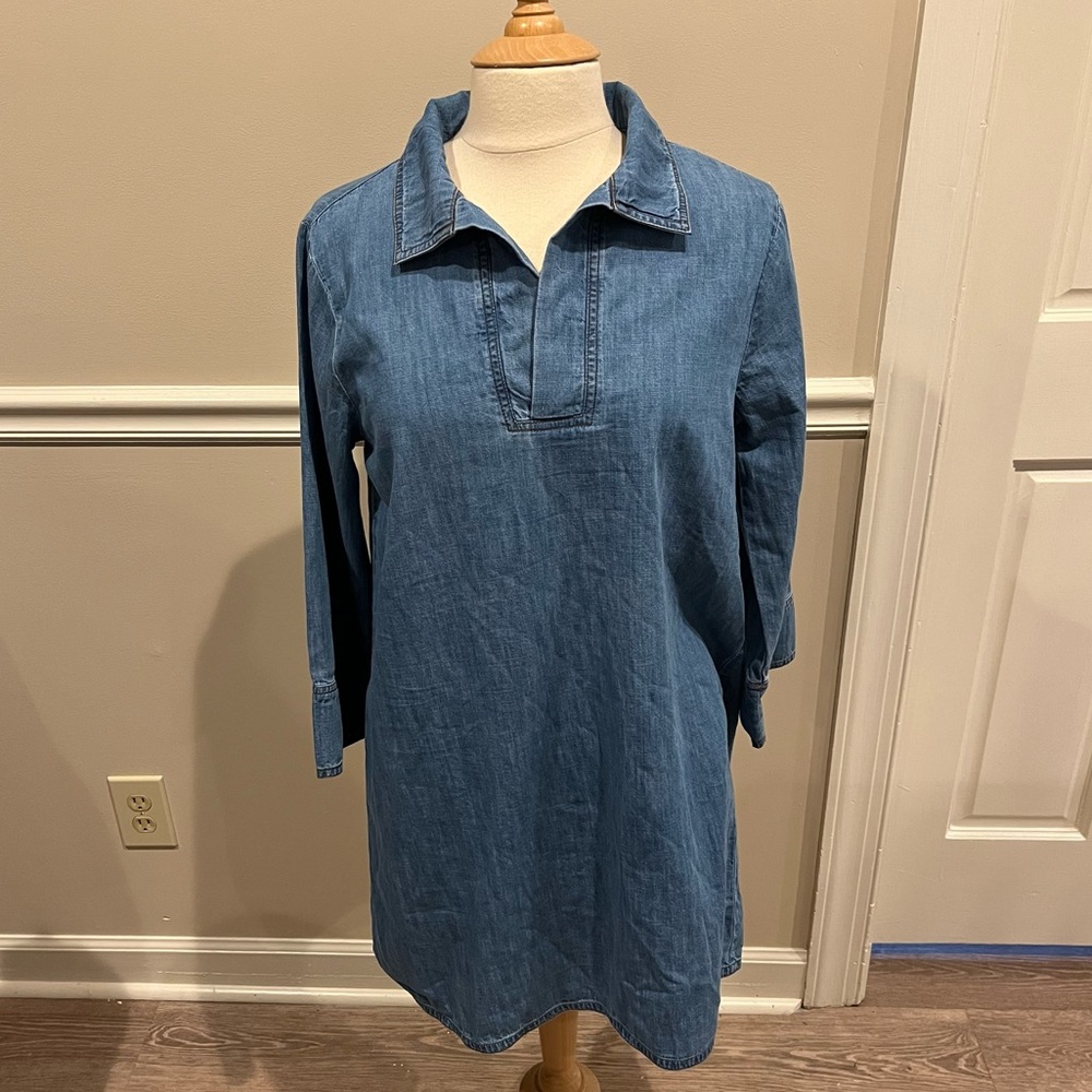 Elizabeth James Denim Shirt Dress NWT